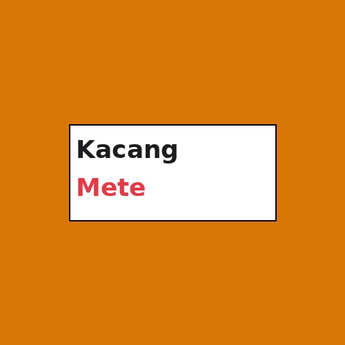 Kacang Mete Honey